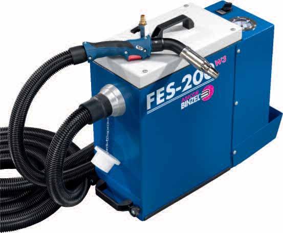 Unitate extracţie noxe FES-200 și FES-200 W3 Mobil, puternic și usor de utilizat! Unitatea de extracţie a noxelor FES-200 pentru extragerea noxelor rezultate în urma sudșrii, direct de la sursș.