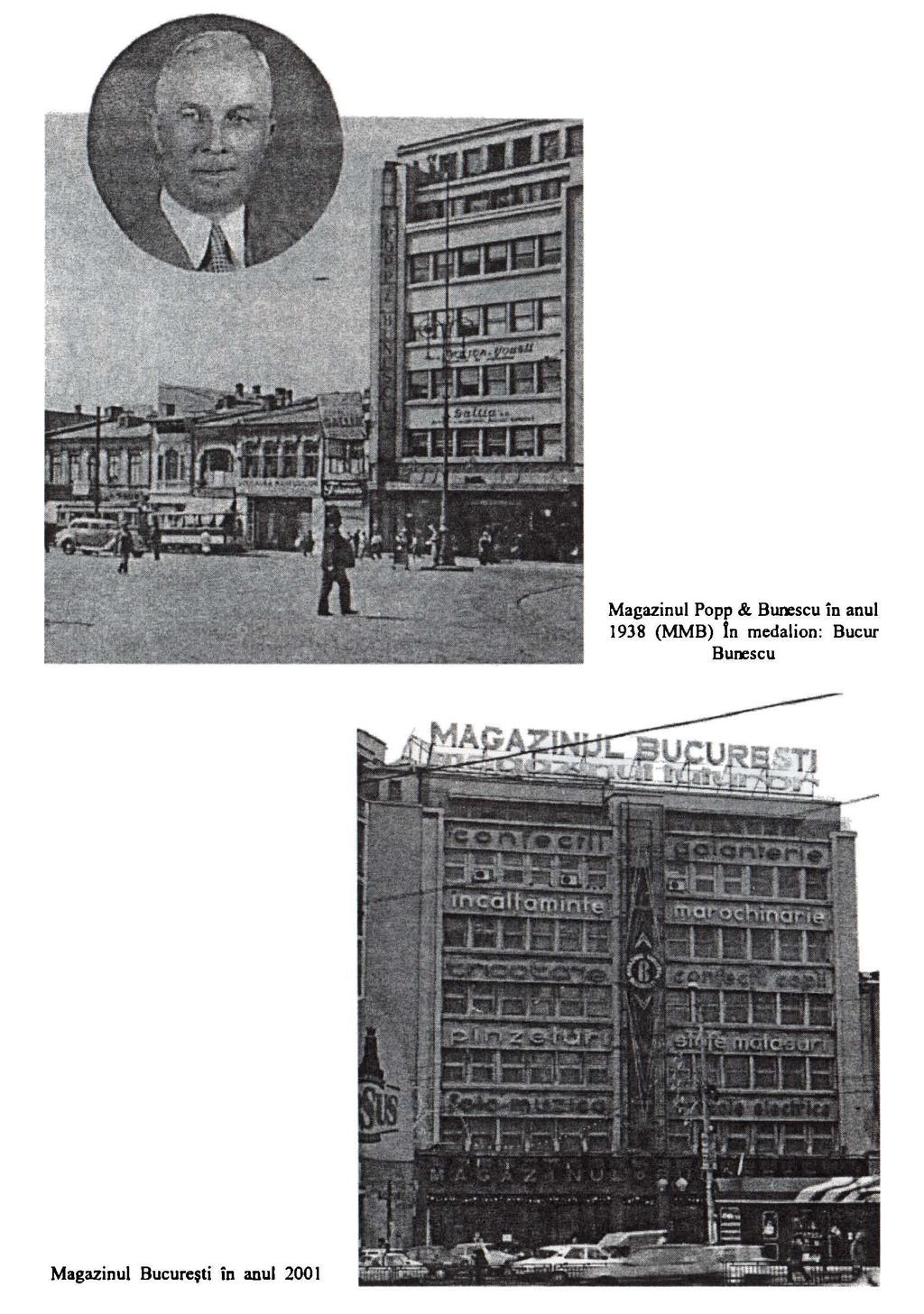 Magazinul Popp & Bunescu în anul 1938 (MMB) În