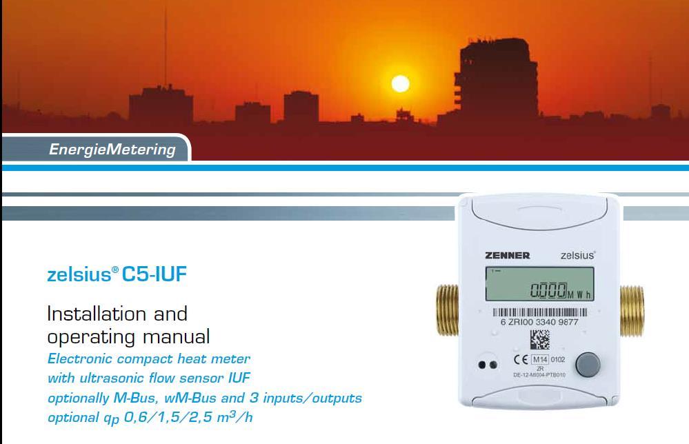 zelsius C5-IUF Manual de instalare și operare