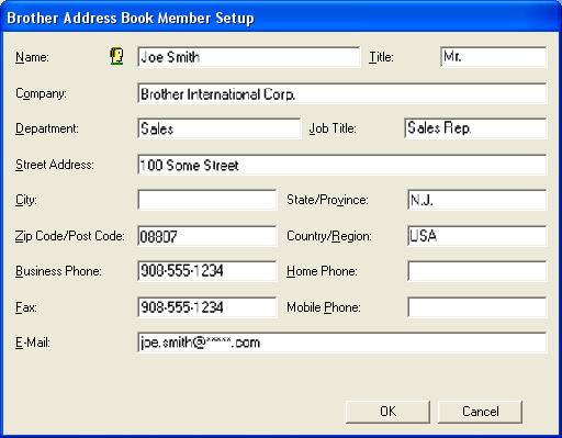 Software-ul Brother PC-FAX (doar la modelele MFC) Agenda de adrese Brother 6 a Faceţi clic pe butonul Start, All Programs (Toate programele), Brother, MFC-XXXX sau MFC-XXXX LAN (unde XXXX reprezintă