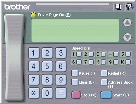 Software-ul Brother PC-FAX (doar la modelele MFC) Ştergerea unui buton Apelare rapidă 6 a Faceţi clic pe butonul Speed Dial (Apelare rapidă) pe care doriţi să îl ştergeţi.