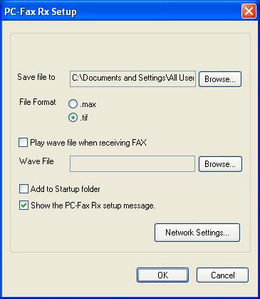 Software-ul Brother PC-FAX (doar la modelele MFC) Configurarea calculatorului dumneavoastră 6 a Faceţi clic-dreapta pe pictograma PC-FAX din bara de activităţi, iar apoi faceţi clic pe PC-Fax Rx
