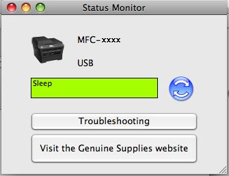 Imprimarea şi comunicarea prin fax Status Monitor (Monitor de stare) 8 Utilitarul Status Monitor (Monitor de stare) este un program software configurabil, destinat monitorizării aparatului, care vă