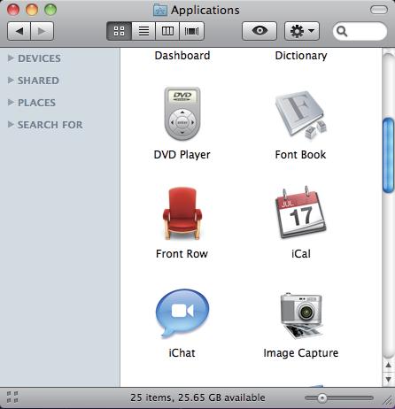 Scanarea Scanarea unui document folosind driverul ICA (Mac OS X 10.6.
