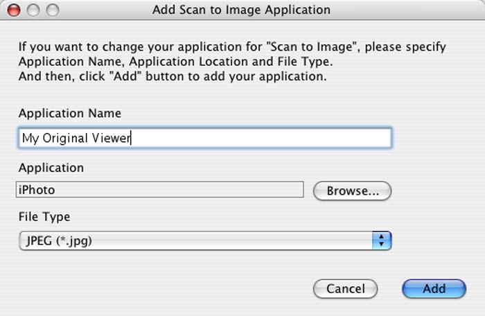 ControlCenter2 Imagine (exemplu: Apple Preview) 10 Funcţia Scan to Image (Scanare către imagine) vă permite să scanaţi o imagine direct în aplicaţia grafică pentru editarea imaginilor.