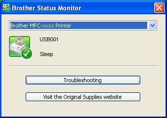 Imprimarea Status Monitor (Monitor de stare) 2 Utilitarul Status Monitor (Monitor de stare) este un program software configurabil, destinat monitorizării unuia sau mai multor dispozitive şi care