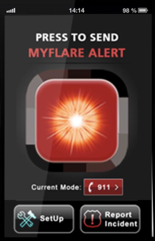 Capitolul 3 Figură 3.5 - Interfața aplicației MyFlare Alert Life360 24 este o altă aplicație disponibilă în magazinul Google Play 25.