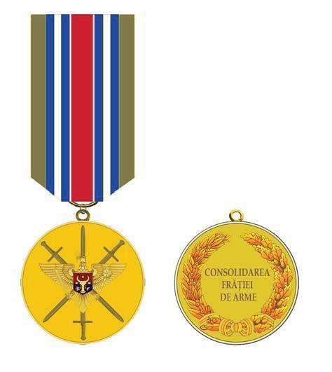 Nr. 175-176a (4213-4214a) 23 august 2012 Aprobat prin Decretul Preşedintelui Republicii Moldova nr. 244-VII din 21 august 2012 Statutul Medaliei Consolidarea Frăţiei de Arme a Armatei Naţionale 1.