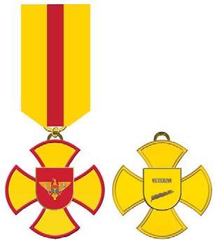 Nr. 175-176a (4213-4214a) 23 august 2012 Modelul desenat al Crucii Pentru Serviciu Impecabil a Armatei Naţionale clasa Veteran Modelul desenat al Crucii Pentru Serviciu Impecabil a Armatei Naţionale