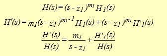 .., μ, si polii pj, cu ordinele de multiplicitate nj, j = 1, 2,.