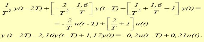 120), pentru un sistem liniar monovariabil discret, devin: În ecuatiile (2.121) si (2.