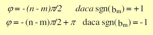Pentru m - n 1, /H(jω)/ = pentru ω, locul de transfer tinde la infinit tangent la semiaxa de unghi φ = (m - n)π/2 daca sgn bm = + 1 sau φ = +(m - n)π/2 + π daca sgn bm= - 1.