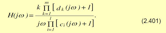 În cazul când α = +1 se poate arata ca IHR(0+)I este finit, iar IHI(0+)I=, deci locul de transfer va avea ca asimptota dreapta de