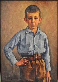 În acest tablou, Camil Ressu a pictat portretul unui băiat de aproximativ doisprezece ani, pe un fond de tonuri cromatice calde și reci: