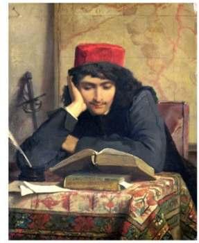 Cititorul Ferndinand Heilbuth, pictor francez de origine germană, s-a născut în 1826, în Hamburg și a murit în 1889,