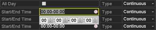 3) Bifați caseta de validare după elementul Enable Schedule. 4) Faceți clic pe butonul Edit sau faceți clic pe pictograma de culoare de sub butonul de editare și trasați linia de program pe panou.