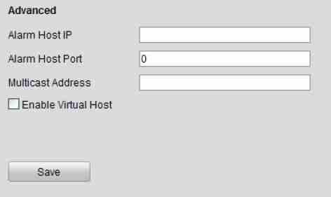 Figura 12 23 interfața cu setările avansate Pasul 2: Bifați caseta de validare a Enable Virtual Host.