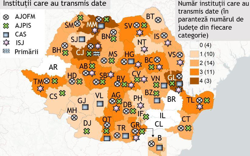 6. Perspectivele instituțiilor publice asupra integrării imigranților în România instituții care, datorită numărului mare de străini la nivel local, au putut furniza date statistice specifice, iar