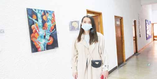 5 cultură Artiștii UMFST-iști își expun lucrările Adina Cotoi, organizatoare Lucrări din cadrul expoziției Casa de Cultură a Studenților din Târgu Mureș este gazda unei expoziții de artă anatomică