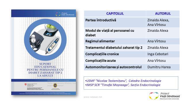 Situația reală în Republica Moldova DISPUNEM Scoli de diabet Materiale