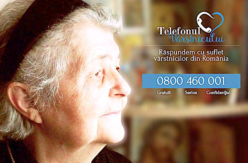 6 09 publicitate ian 2017 Viaţa aşa cum esocial Telefonul vârstnicului vine în ajutorul bătrânilor Iasmina Stoianovici iasmina@viata-libera.