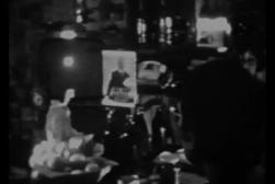 House party, 1987 1988 Captură foto din document video, 60 30 Credit fotografic: Nadina şi Decebal Scriba Constantin Flondor, Ani vărsare, 1983 Capturi din film alb/negru 35 mm, transferat pe