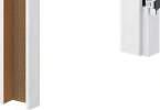 LEVEL CULORI DISPONIBILE TOC REGLABIL MERGI LA NIVELUL URMĂTOR Toc reglabil cu pervazuri de 80 mm, fără falț, cu panou decorativ superior de: - 20 cm - 100 cm Portadecor Portasynchro 3D Finisaj