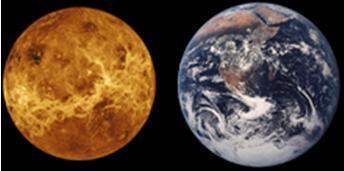 Venus este a doua planetă ca distanță față de Soare în sistemul nostru solar. Situată la 108 milioane km de Soare, Venus își parcurge orbita în 224,7 de zile.