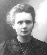 6. Marie Sklodowska-CURIE (1867-1934), fizician şi chimist francez de origine poloneză. Profesor la Sorbona. Laureată a Premiului Nobel pentru fizică (1903) şi pentru chimie (1911).