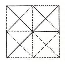 tangram din hârtie Concepte: Triunghi dreptunghic, pătrat Profesorul proiectează pe tablă imaginea din Anexa 1 iar elevii trebuie să numere, foarte repede, din câte triunghiuri, pătrate,