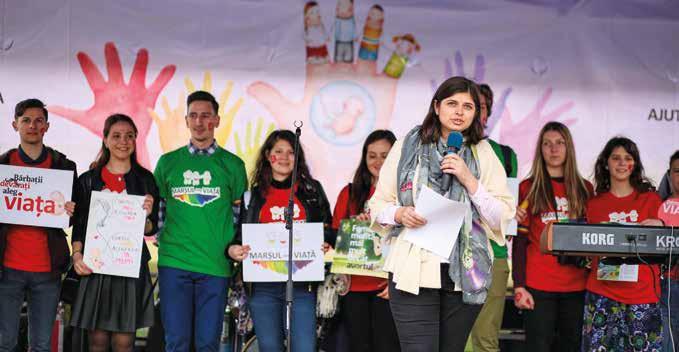 Pentru viață Foto: Dinu Savopol Fiecare poate să facă ceva pentru femeile în criză de sarcină și pentru copiii nenăscuți Alexandra Nadane, președinta asociației Studenți pentru viață Ce a însemnat