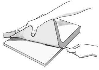 2. Decupați zona de reducere a presiunii: folosiți o lama ascuțită (pentru fierăstrău) sau un cuțit lung.