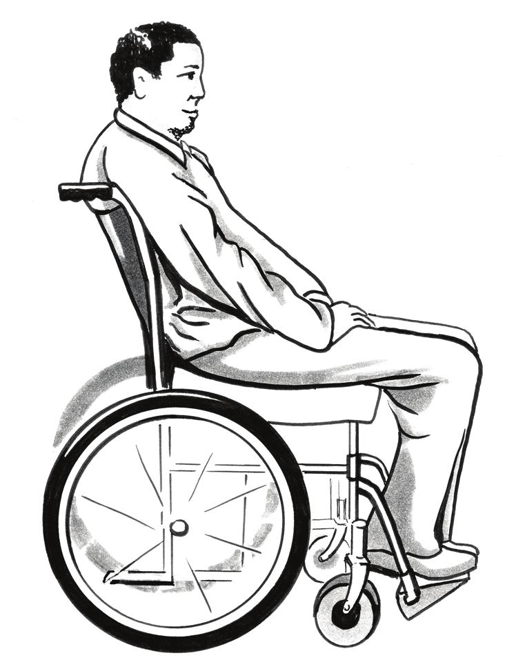 Descrieți în ce mod diferă postura persoanei din imagine de poziția așezat. 4.