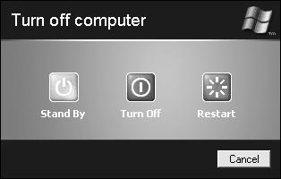 Se aprinde un led; - la apariția pe ecran a unor imagini/ iconuri, vom putea accesa jocuri și diverse programe. o Oprirea calculatorului - Pașii care trebuie urmați sunt: 1.