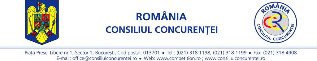 ADM/0679/17.05.2011 Nr.SG/ 3710 din 17 / 0 5/ 2011 Către Consiliul Concurenţei cu sediul în Bucureşti, Piaţa Presei Libere nr.