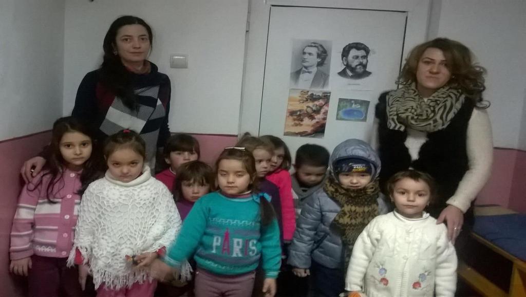 Dor de Eminescu - activitate desfasurata in data de 16 ianuarie 2017- a constat în organizarea de acţiuni comune claselor primare si gimnaziale, în vederea sărbătoririi naşterii marelui