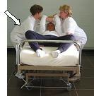 este cazul, trebuie să implice un cearşaf aşezat sub pacient sau, mai bine, dispozitive ajutătoare cum ar fi cearşafurile care alunecă. 2.