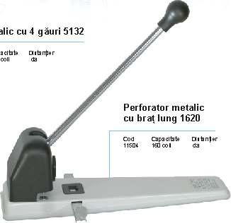 Perforator metalic cu 4