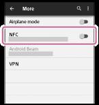 Conectarea printr-o singură atingere (NFC) cu un smartphone (Android 4.