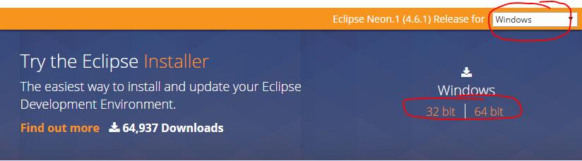 https://www.eclipse.org/downloads/eclipse-packages/.