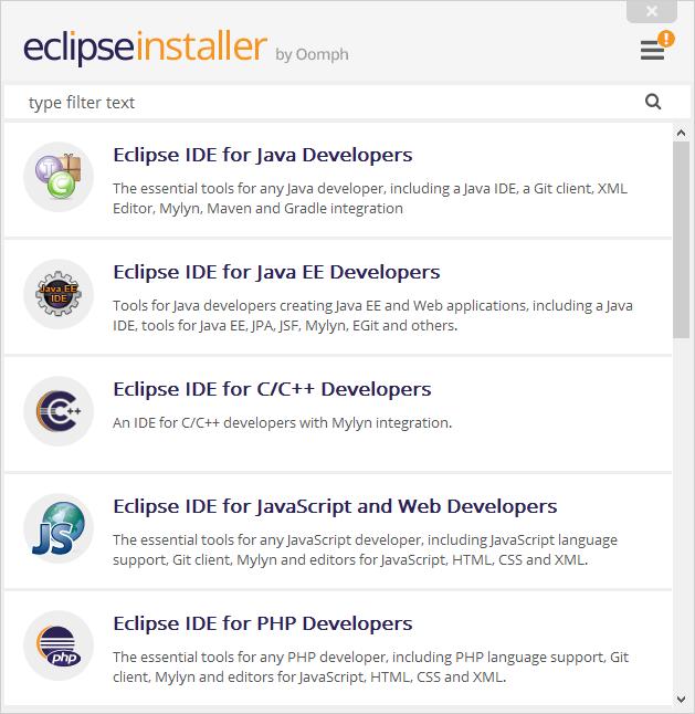 Fig. 5 e. Se apasă în continuare pe Eclipse IDE for C/C++ Developers.
