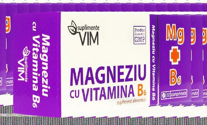 MAGNEZIU CU VITAMINA B6 Magneziul și Vitamina B6 contribuie la funcționarea normală a sistemului nervos și la menținerea sănătăţii psihice.