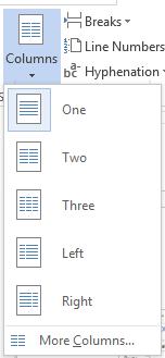 La fel cu stabilirea marginilor, și dimensiunea hârtiei (Size) precum și orientarea acesteia (Orientation) se pot stabili direct din fila Page layout, grupul Page Setup.