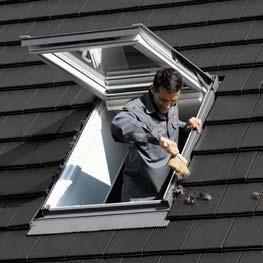 poliuretan, respectiv PVC toate modelele de ferestre VELUX tuneluri solare rame de etanşare produse de montaj ieșire pe acoperiș, model GVK înlocuire pachet sticlă accesorii (jaluzele şi rulouri