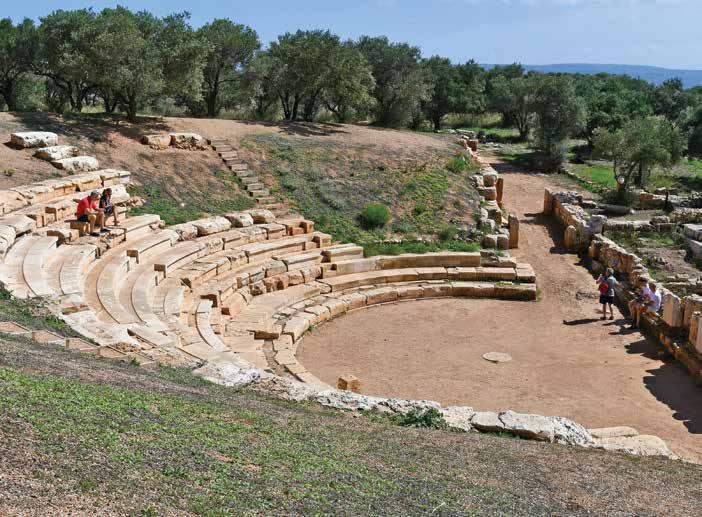 idei europene Grecia Teatrul Greciei Antice prinde viață după 17 secole de tăcere Situat pe insula Creta, teatrul antic al Apterei este unul dintre cele mai importante monumente istorice de acest fel