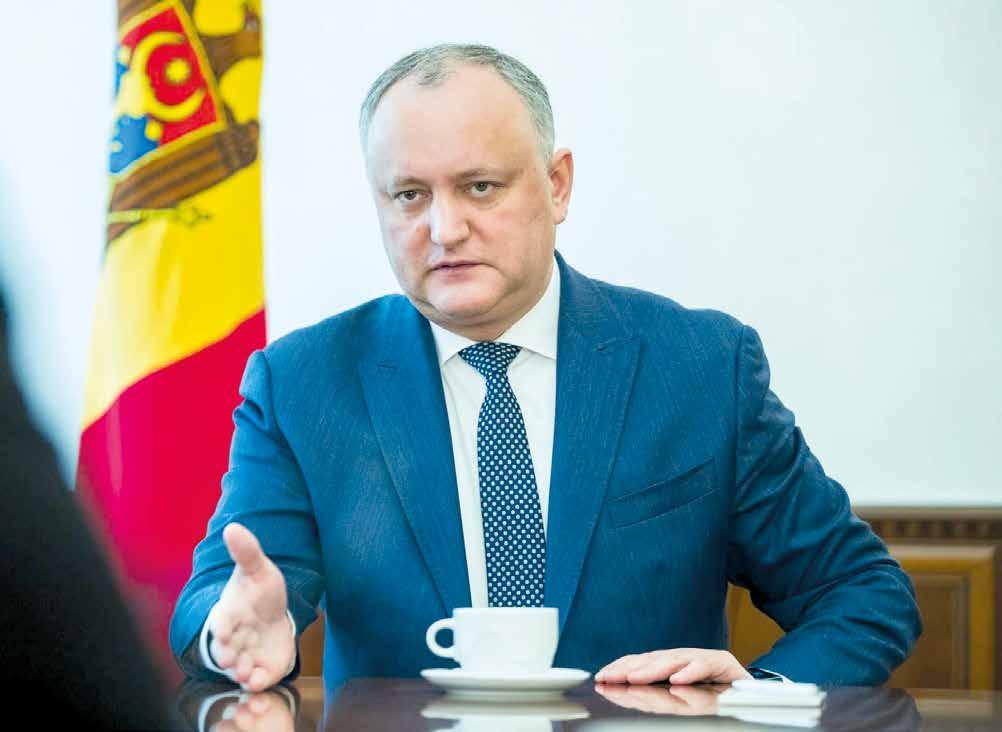 PREȘEDINTELE IGOR DODON: NU VOR RENUNȚA LA PRINCIPIILE LOR Președintele Republicii Moldova, Igor Dodon, a comentat, într-un interviu acordat ziarului Socialiștii, rezultatele alegerilor parlamentare