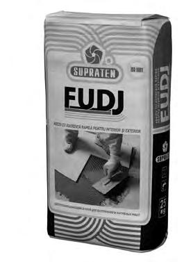 FUDJ SM 262:2005 Adeziv cu priză rapidă pentru lucrări de interior şi exterior. Ciment de calitate superioară, polimeri, agenţi reologici, aditivi.