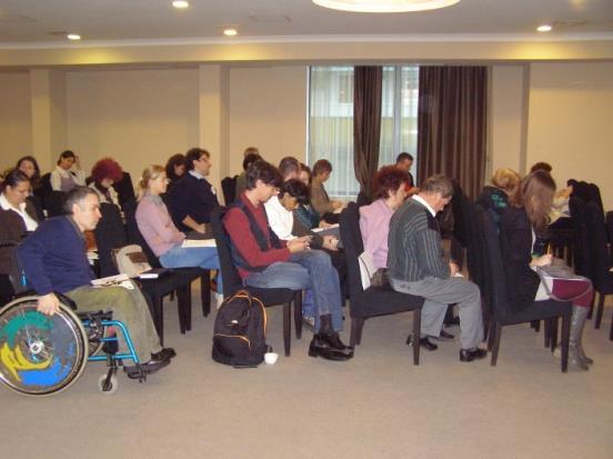 1 Organizare Forumul Dizabnet (8-9 noiembrie 1). Tema discuţiilor atelierele protejate şi implementarea art.