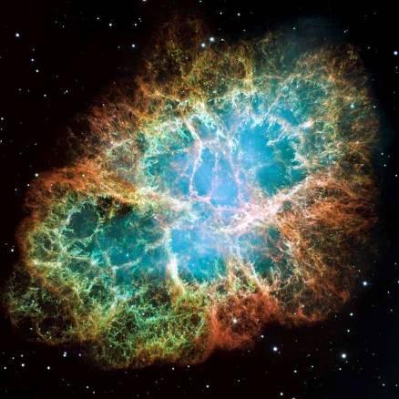 Moartea unei stele masive M1: Nebuloasa Crab din