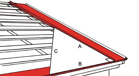 Dacă şuruburile nu sunt înşurubate drept, foaia de acoperiş aşezată deasupra benzii de fixare nu va putea coborî complet în îmbinare.